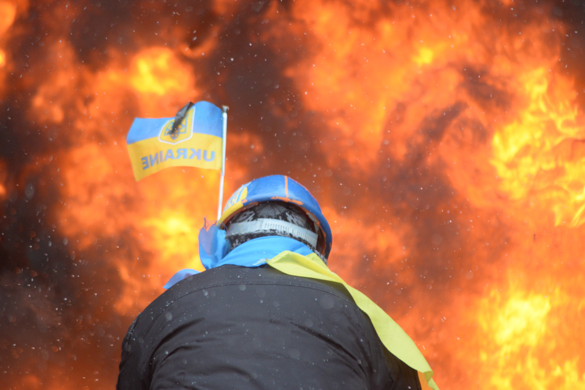 Protester in Ukraine at Maidan_WilliamBairamian.me